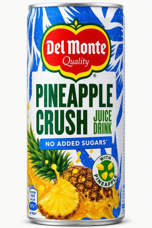 Del Monte Zero Pineapple Crush 24 X 240 ML