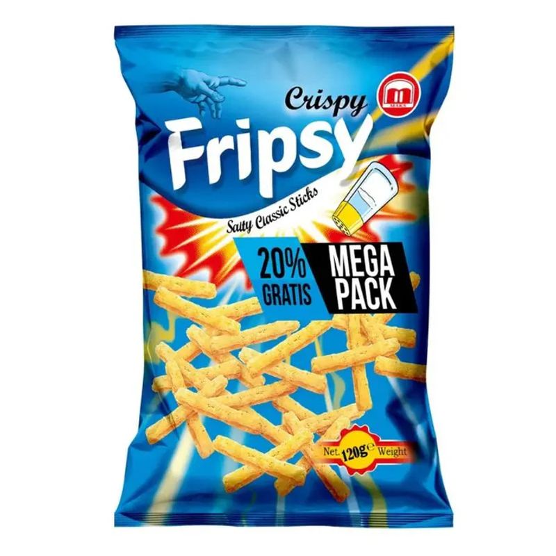 Cripsy Fripsy Sticks Salt 12 X 120 G