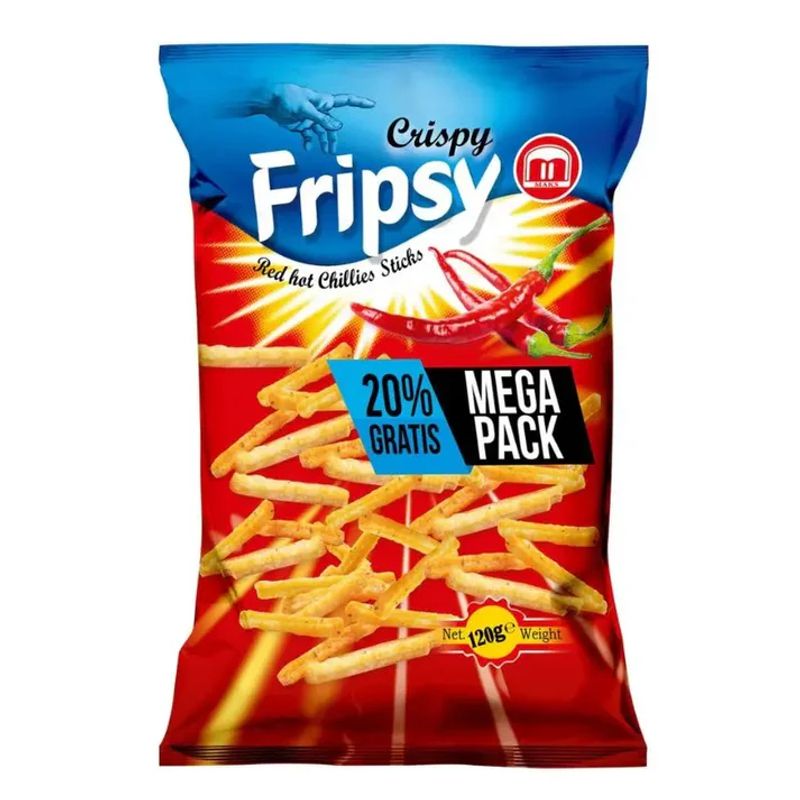 Cripsy Fripsy Sticks Chilli 12 X 120 G