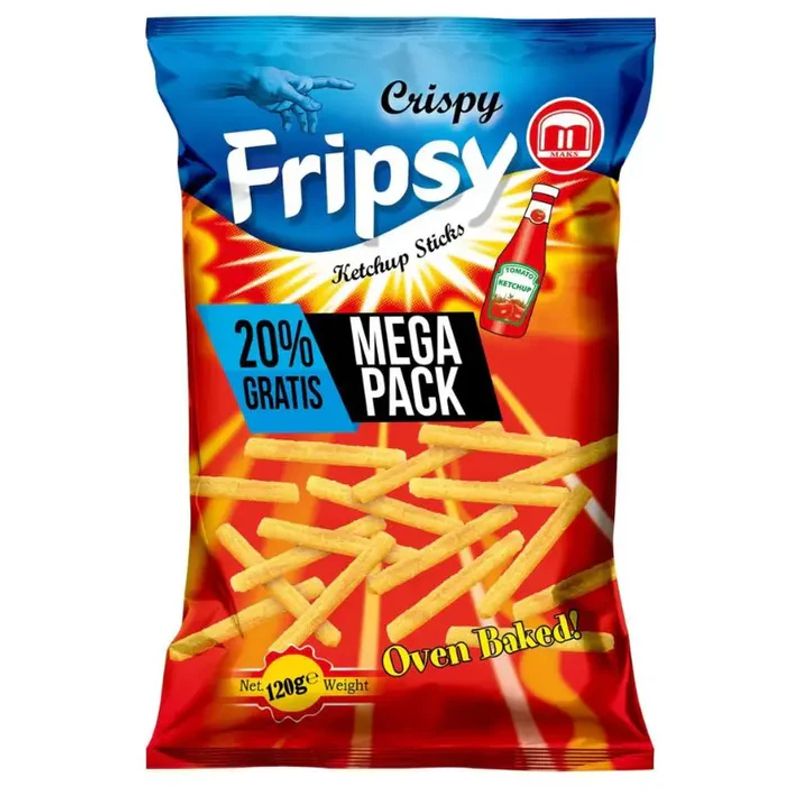 Cripsy Fripsy Sticks Ketchup 12 X 120 G