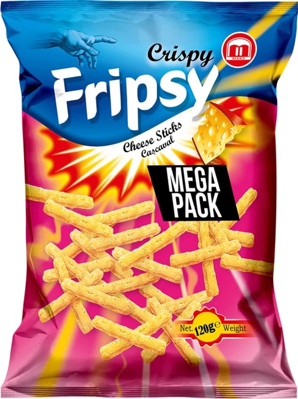 Crispy Fripsy Sticks Cheese 12 X 120 G