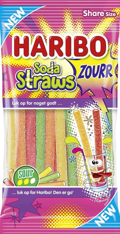 Haribo Soda Straws 21 X 80 G