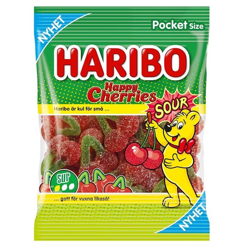Haribo Happy Cherries Sour 20 X 75 G