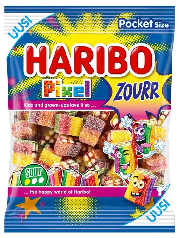Haribo Pixel Sour 22 X 80 G