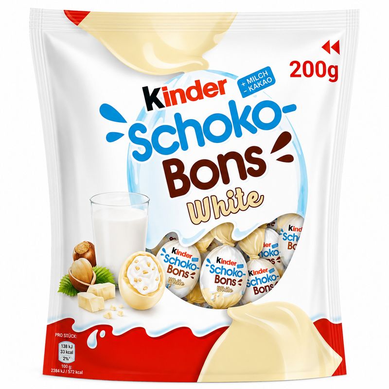 Kinder Schoko-Bons White 18 X 200 G