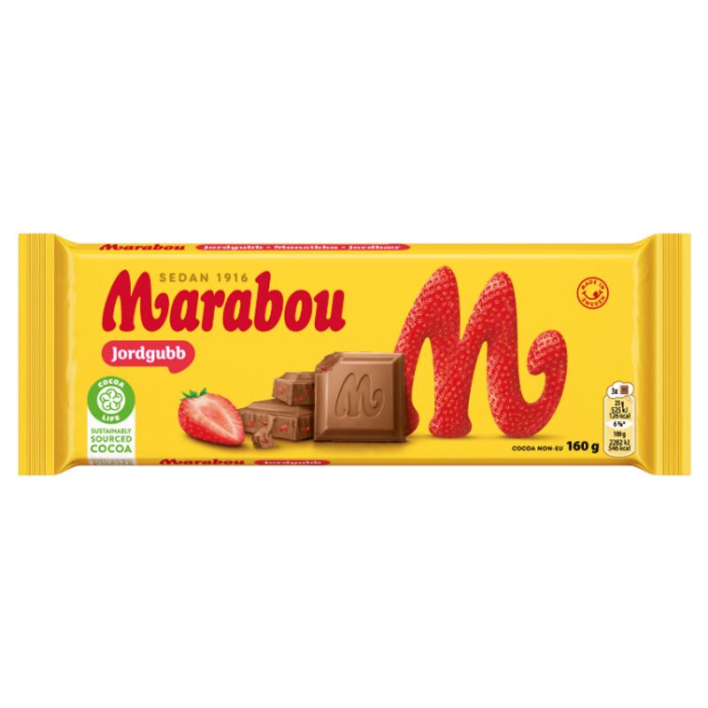Marabou Jordgubb 15 X 160 G