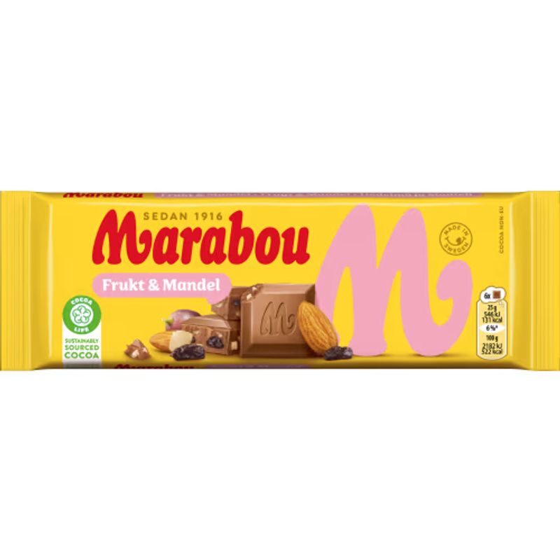 Marabou Frukt & Mandel 22 X 100 G