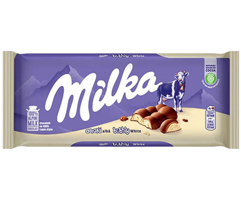 Milka Bubbly White 15 X 95 G