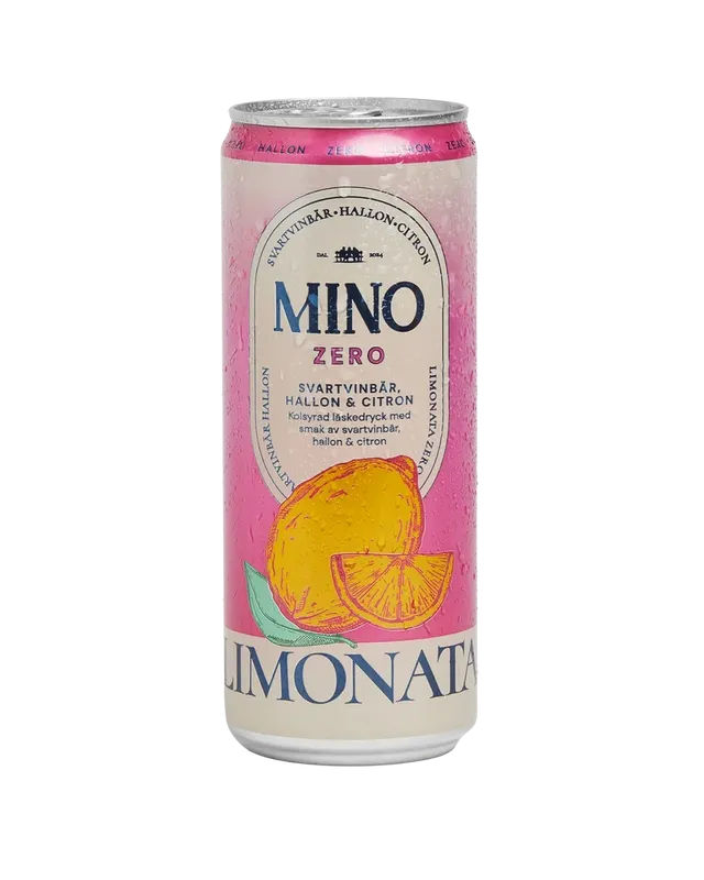 Mino Zero Svartavinbär, Hallon & Citron 24 X 33 CL