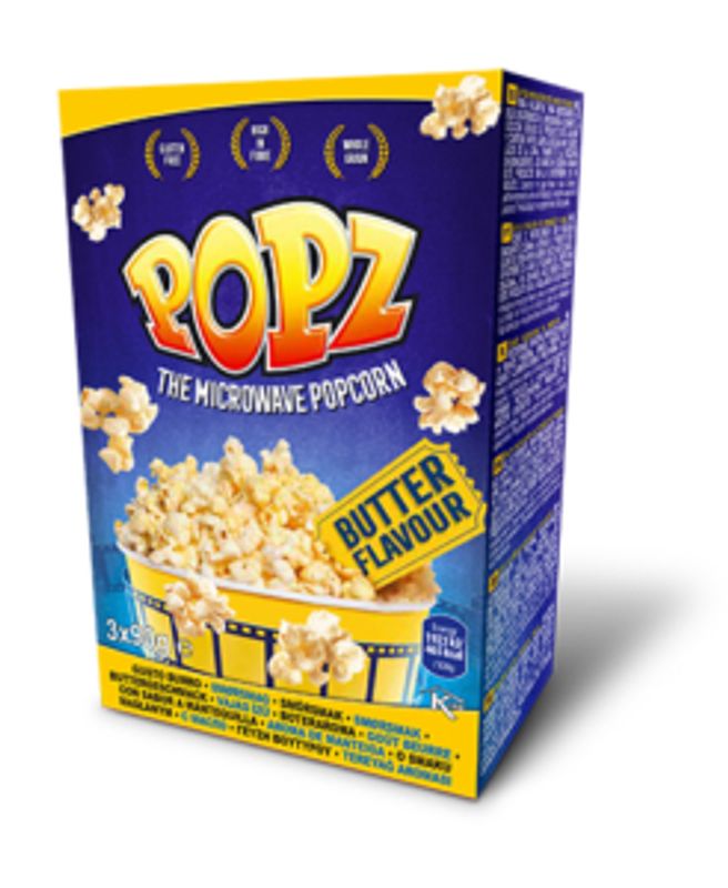 Popz Micropop Butter 3-PACK 12 X 270 G