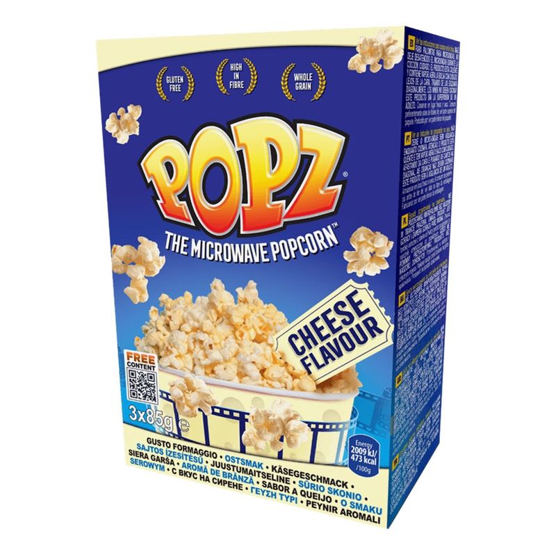 Popz Micropop Cheese 3-PACK 12 X 255 G