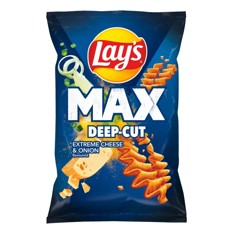 Lays Max Extreme Cheese Onion 24 X 120 G