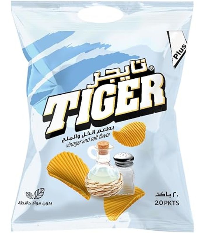 Tiger Salt & Vinegar 12 X 70 G