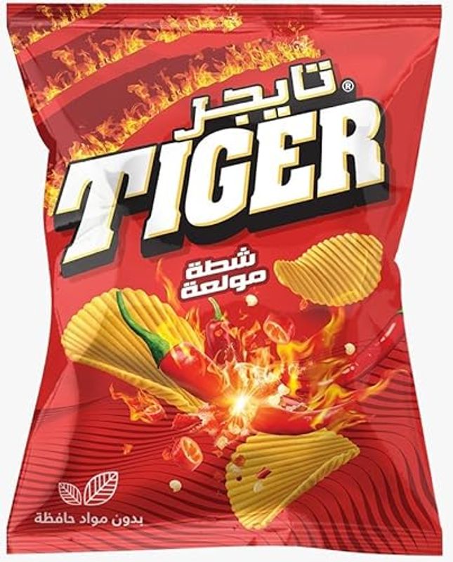 Tiger Chips Max Fire 12 X 70 G