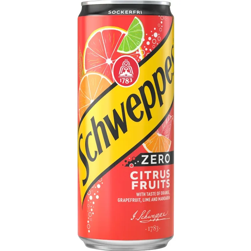Schweppes Citrus Fruits Zero 20 X 33 CL