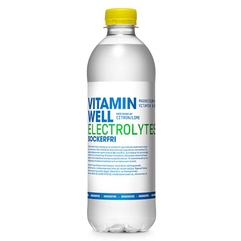 Vitamin Well Electrolytes Citron/Lime Sugarfree 12 X 50 CL