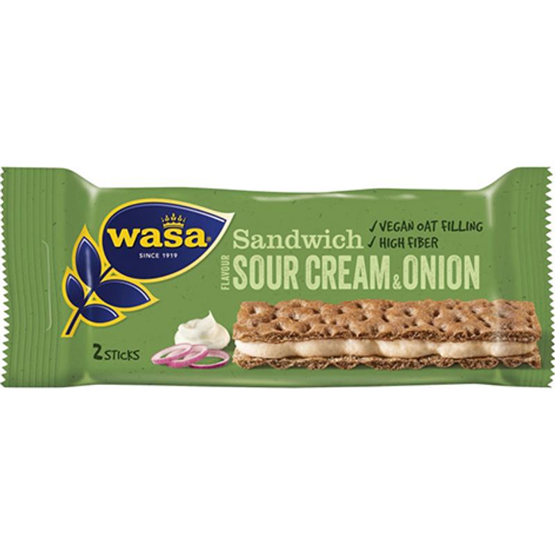 WASA Sandwich Sourcream & Onion 24 x 40 G