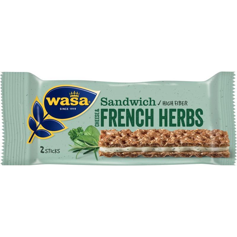 WASA Sandwich Cheese & French Herbs 24 X 30g