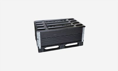 Lock till pallkrage, svart 1200x800x30
