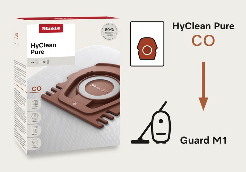 Dammsugarpåse HyClean Pure CO
