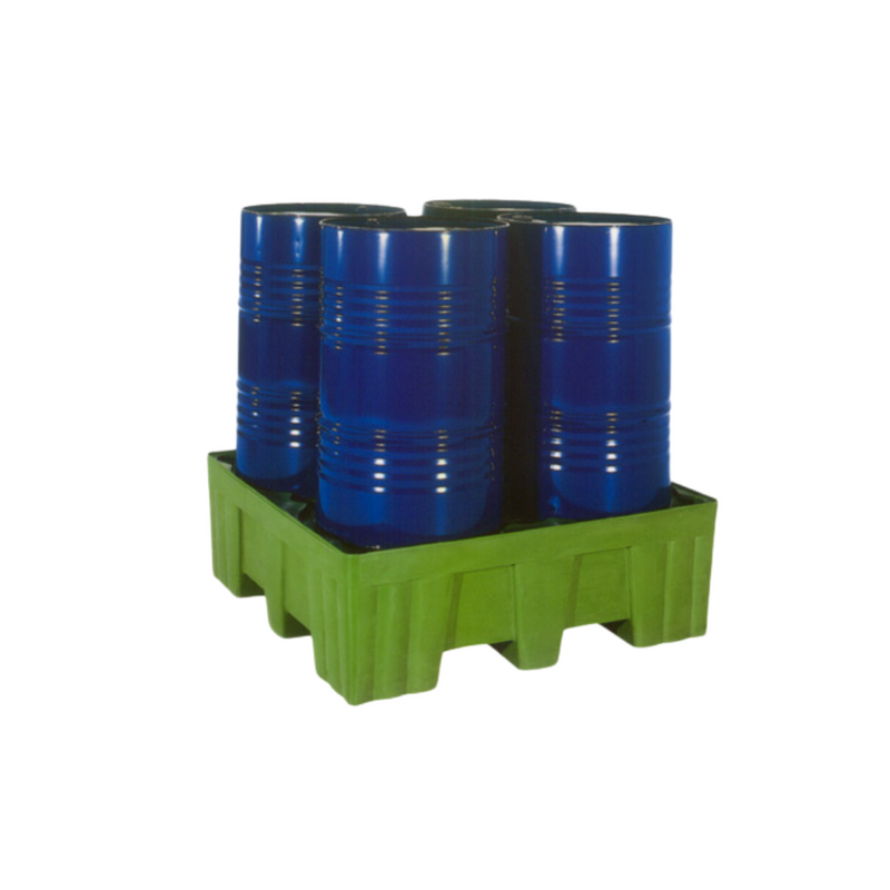 Skyddspall 1300x1300x445mm, 450 Liter, Grön