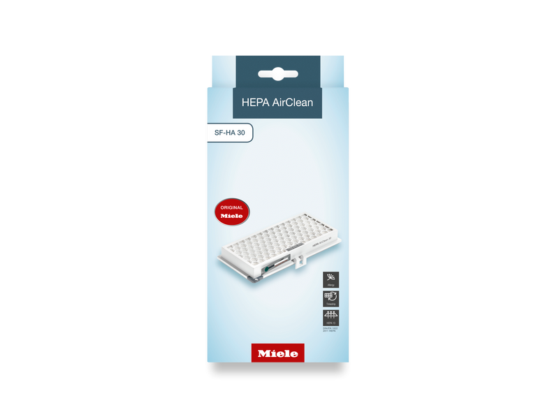 Miele HEPA AirClean-filter med timestrip®