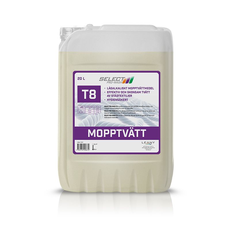 Leany Select Prowash - T8 Mopptvätt - 20 Kg