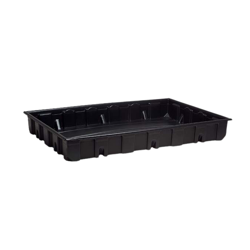 Skyddspall 1230x830x160mm, 140 liter, Svart