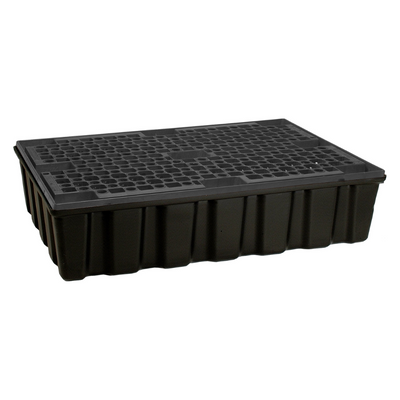 Skyddspall 1220x820x270mm, 220 Liter, Svart