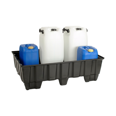 Skyddspall 1220x820x420mm, 220 Liter, Svart
