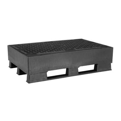 Skyddspall 1200x800x315mm, 140 Liter, Svart