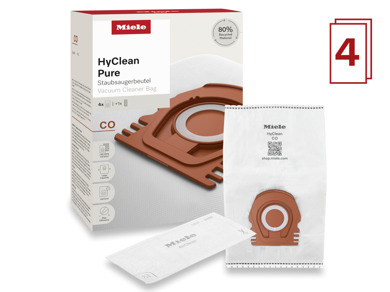 Dammsugarpåse HyClean Pure CO