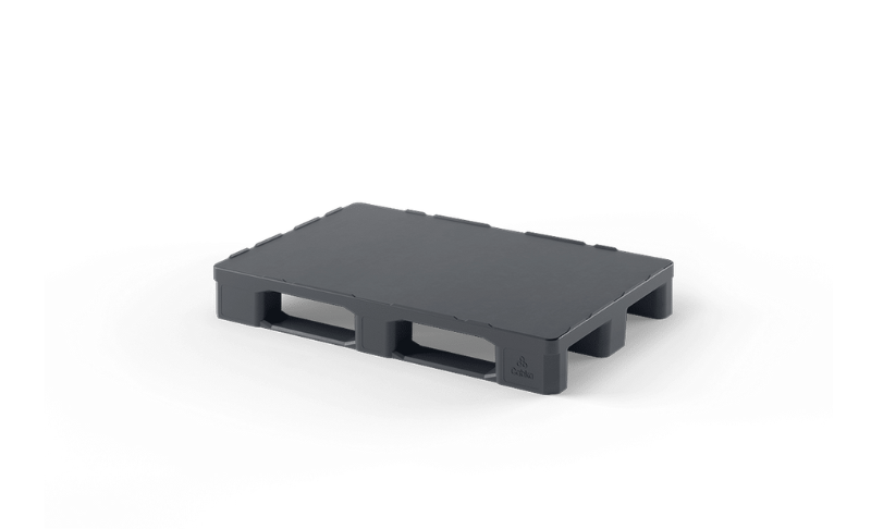 Hygienpall standard m. kant, recycled 1200x800x160