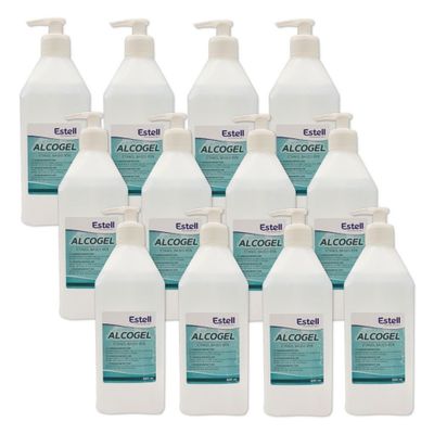 Estell Handdesinfektion Alcogel 85% STORPACK 12x600ml