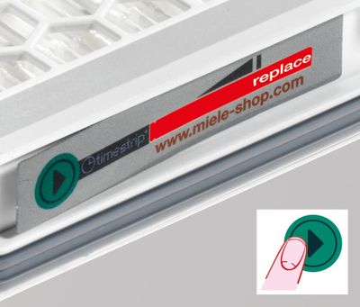 Miele HEPA AirClean-filter med timestrip®