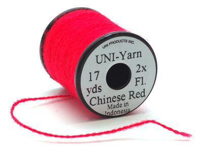 Uni Yarn - Fluo Chinese Red