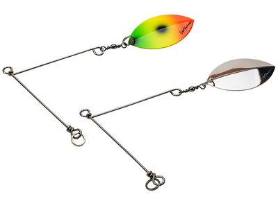 Svartzonker Spinner Rig - 2p - Large - Silver/Firetiger