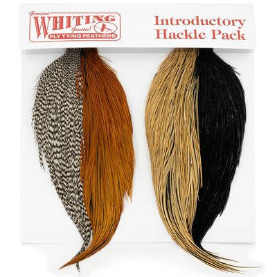 Whiting Introductory Hackle Pack - 4st 1/2 Nackar (GBBB)