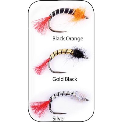 Pimpelflugor "Ice Fishing Nymphs" - #6 - 3st