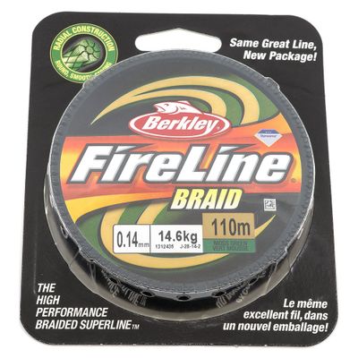 Fireline Braid - 110 Meter - Green - 0,16 mm