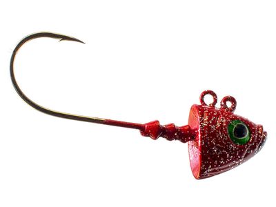 SPRO Jighead Fish Head - Red - 2p