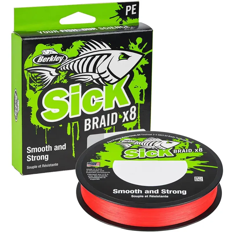 Berkley Sick Braid X8 150m "Red"