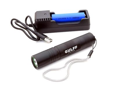 Gulff Pro UV Lampa 3W - 365nm + Laddare/Batteri