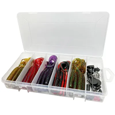 Savage Gear Rib Worm Kit (60 delar)