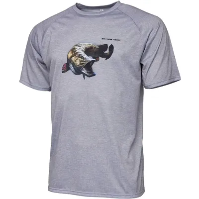 Savage Gear Pike Tee - Grey Melange - M