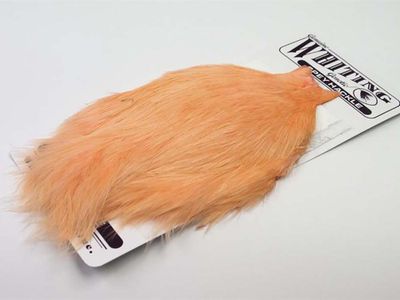 Whiting Hen Spey Cape - Salmon Pink