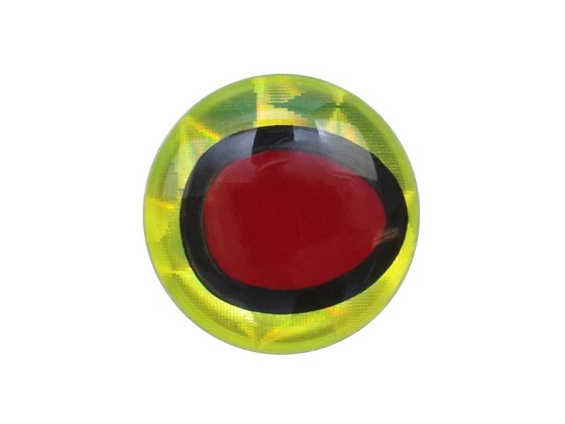 Epoxyögon Ovala - Röd/Svart/Chartreuse