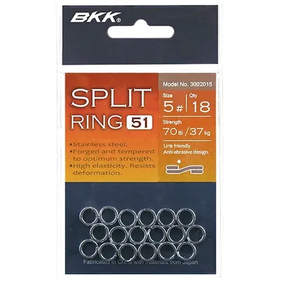BKK Split Ring-51 Fjäderringar