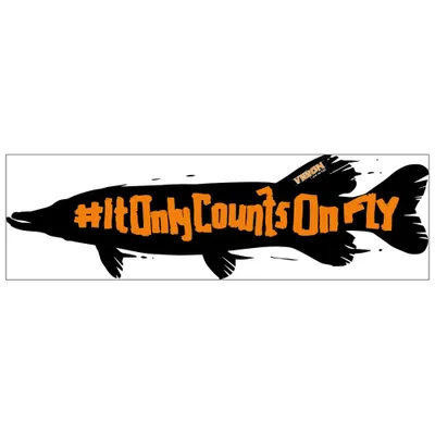 Vision Sticker - "It only Counts" - 40cm Pike