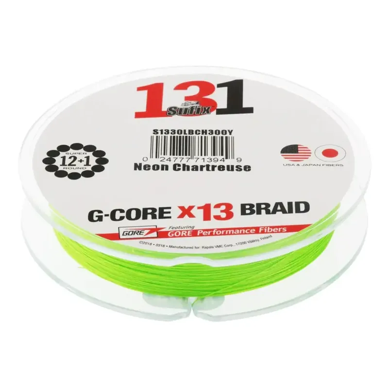 Sufix 131 G-Core X13 - 150m - Neon Chartreuse
